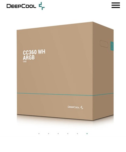 Deepcool cc360 argb - wh, case