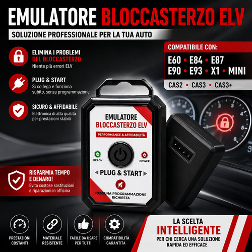 Emulatore bloccasterzo elv per - emulatore,